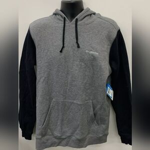 NWT Columbia Sportswear Men's Gray Black Hoodie Sweatershirt Size M MSRP $60